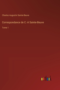 Correspondance de C.-A Sainte-Beuve