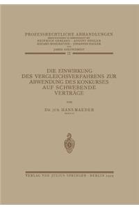 Die Einwirkung des Vergleichsverfahrens zur Abwendung des Konkurses auf Schwebende Verträge