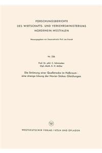 Die Strömung Einer Quellstrecke Im Halbraum -- Eine Strenge Lösung Der Navier-Stokes-Gleichungen
