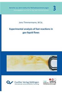 Experimental analysis of fast reactions in gas-liquid flows (Band 3)