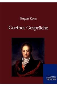 Goethes Gesprache