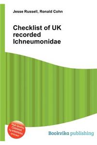 Checklist of UK Recorded Ichneumonidae