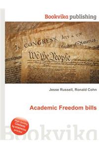 Academic Freedom Bills