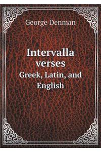 Intervalla Verses Greek, Latin, and English