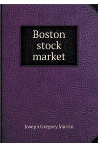 Boston stock market