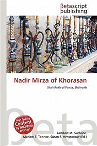 Nadir Mirza of Khorasan