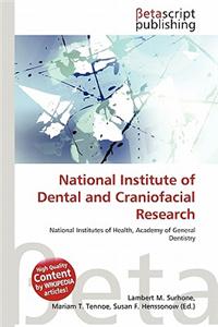 National Institute of Dental and Craniofacial Research