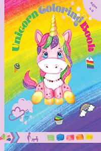 Unicorn Coloring Book