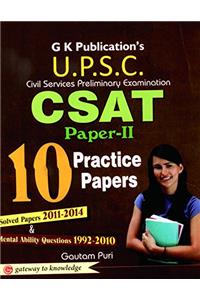 CSAT 10 Practice Papers General Studies Paper - 2