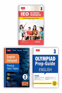 MTG International English Olympiad (IEO) Workbook, Prep-Guide & Previous Years Papers with Self Test Paper Class 3 - SOF Olympiad Books For 2023-24 Exam (Set of 3 Books)