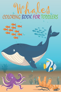 whales coloring book for toddlers