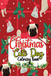 Christmas Cute Dog Coloring Book