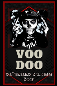 Voodoo Distressed Coloring Book