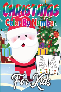 Christmas Color By Number For Kids