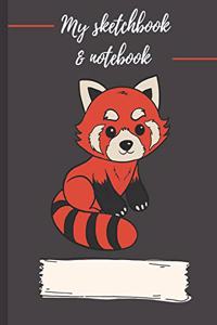 My sketchbook & notebook