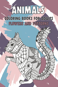Coloring Books for Adults Flowers and Patterns - Animals