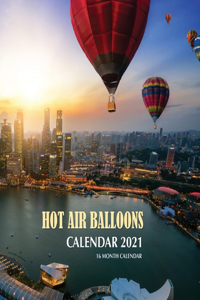 Hot Air Balloons Calendar 2021