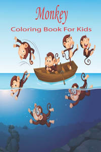 Monkey Coloring Book For Kids