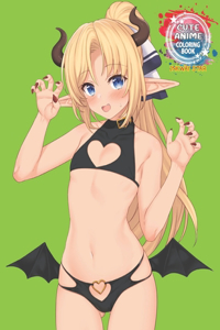 Cute Anime Coloring Book
