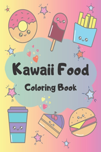 Kawaii Food Coloring Book