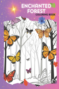 Enchanted forest. Coloring book