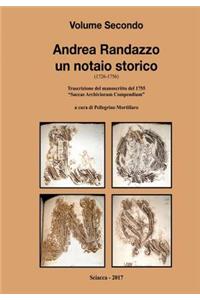 Andrea Randazzo un notaio storico Volume Secondo