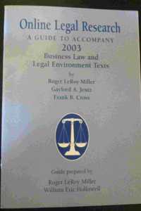 Online Legal Reserch Guide 2003