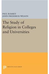 Study of Religion in Colleges and Universities