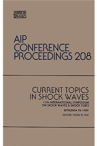 Current Topics in Shock Waves
