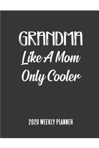 Grandma 2020 Weekly Planner