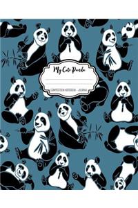 My Cute Panda Composition Notebook - Journal