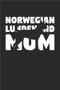 Norwegian Lundehund Journal - Norwegian Lundehund Notebook 'Norwegian Lundehund Mom' - Gift for Dog Lovers