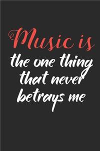 Music Is The One Thing