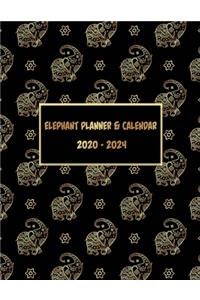 Elephant Planner & Calendar 2020-2024