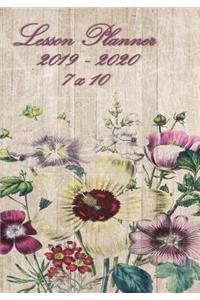 Lesson Planner 2019 - 2020 - 7 X 10