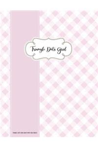 Triangle Dots Grid Graph Paper 1cm Tridots