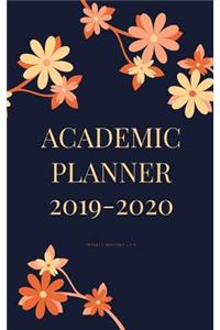Academic Planner 2019-2020 weekly monthly 5 x 8