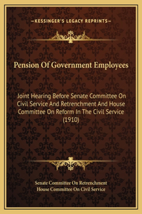 Pension Of Government Employees