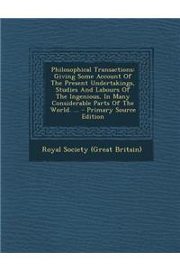 Philosophical Transactions