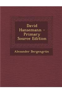 David Hansemann