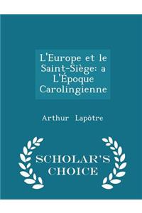 L'Europe Et Le Saint-Siège