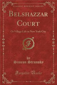 Belshazzar Court: Or Village Life in New York City (Classic Reprint)