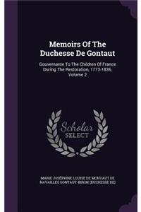Memoirs of the Duchesse de Gontaut