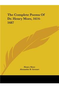 Complete Poems Of Dr. Henry More, 1614-1687