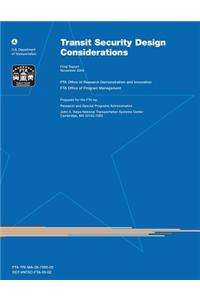 Transit Security Design Considerations