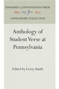 Anthology of Student Verse at Pennsylvania