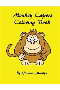 Monkey Capers Coloring Book