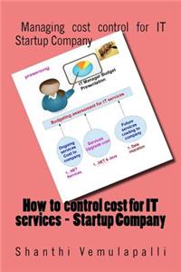 How to control cost for IT services - Startup Company
