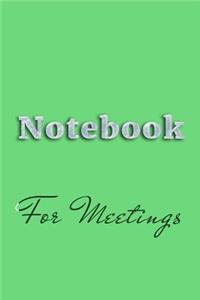 Notebook For Meetings