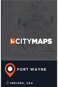 City Maps Fort Wayne Indiana, USA